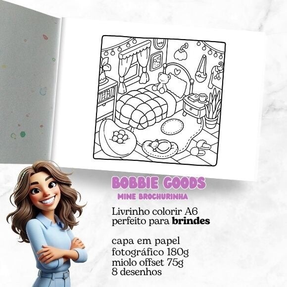 Mine Livro Colorir Bobbie Goods-little Corner