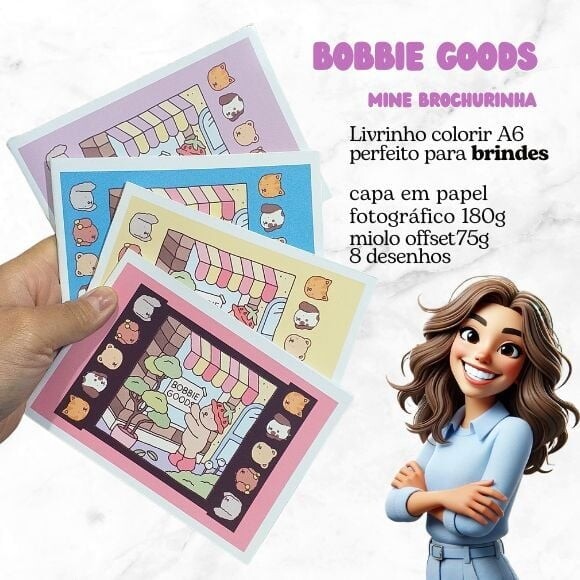 Mini Livro Bobbie Goods