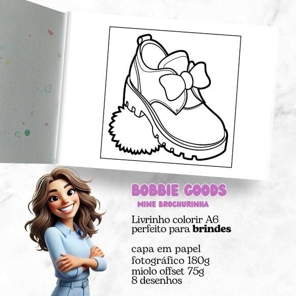 Mini Livro Bobbie Goods Coisa de Garota