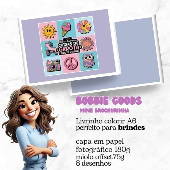 Mini Livro Bobbie Goods Coisa de Garota