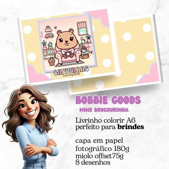 Mini Livro Bobbie Goods Capivara