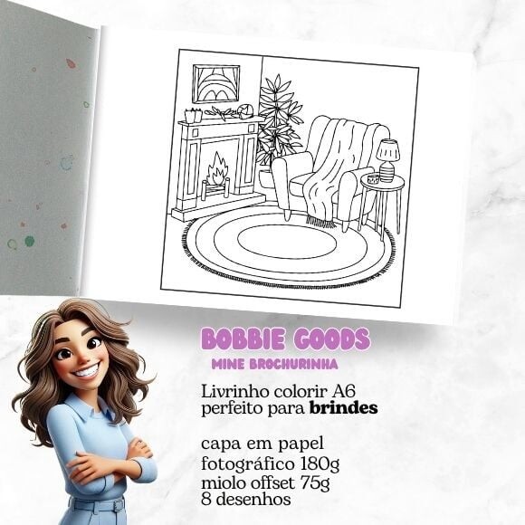 Mini Livro Bobbie Goods Doce Lar