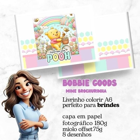 Mini Livro Bobbie Goods Ursinho Pooh