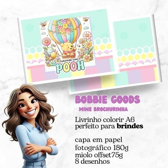 Mini Livro Bobbie Goods Ursinho Pooh