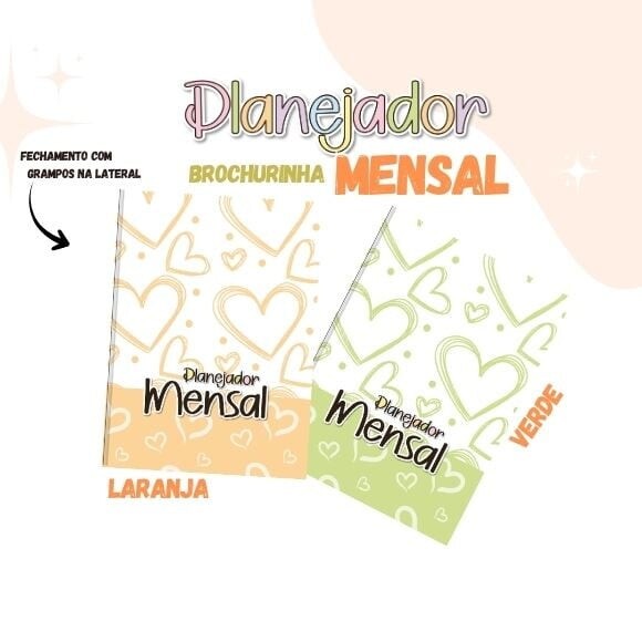 Planejador Mensal 2026, Brochurinha