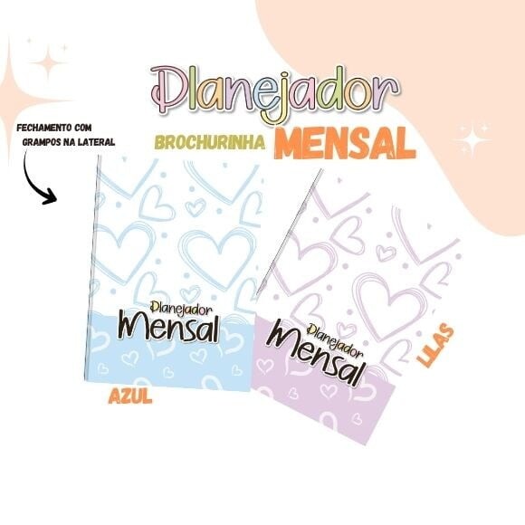 Planejador Mensal 2026, Brochurinha