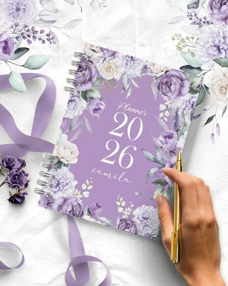Planner 2026 Coleção Violeta