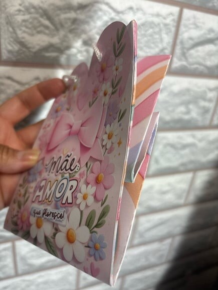 Sacolinha Coração Dia das Mães