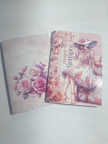 Caderno Agenda Brochura Vintage 2