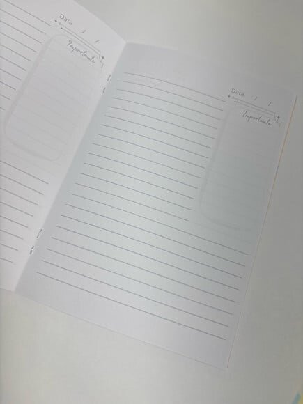 Caderno Agenda Brochura Vintage 1