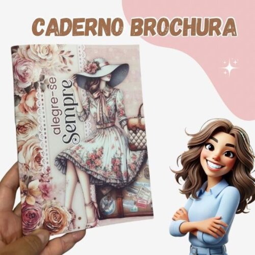 Caderno Brochura Girl