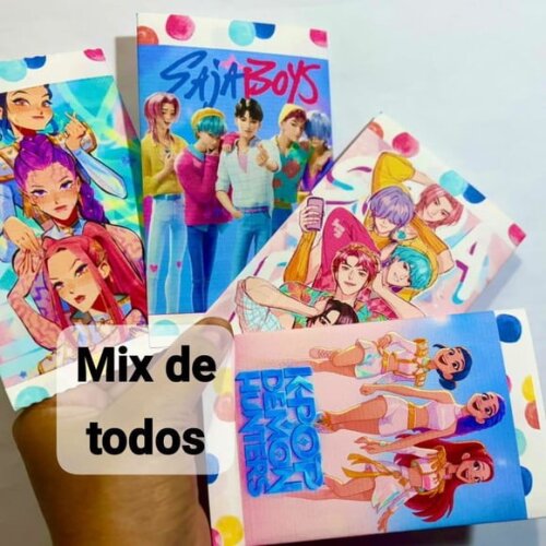 Card Colorir Guerreiras do K Pop