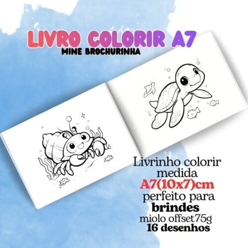 Mine Livro Colorir Amigos do Oceano