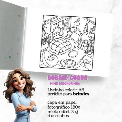 Mine Livro Colorir Bobbie Goods-little Corner
