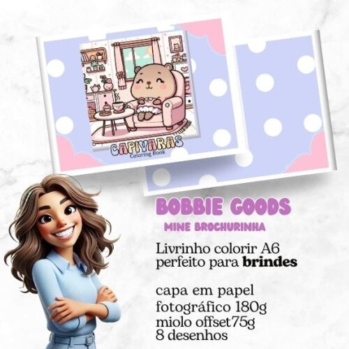 Mini Livro Bobbie Goods Capivara