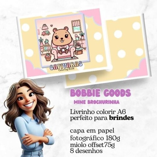 Mini Livro Bobbie Goods Capivara