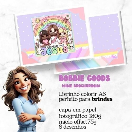 Mini Livro Bobbie Goods Cristão Menina