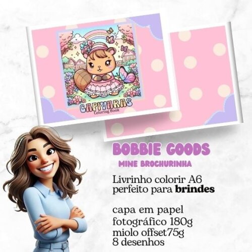 Mini Livro Bobbie Goods Capivara