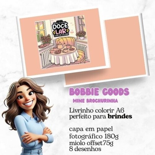 Mini Livro Bobbie Goods Doce Lar