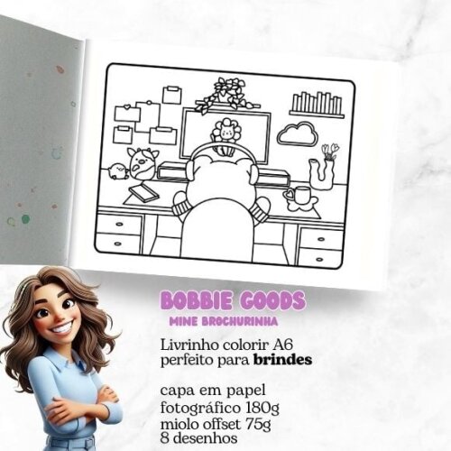 Mini Livro Bobbie Goods Juni e Friends