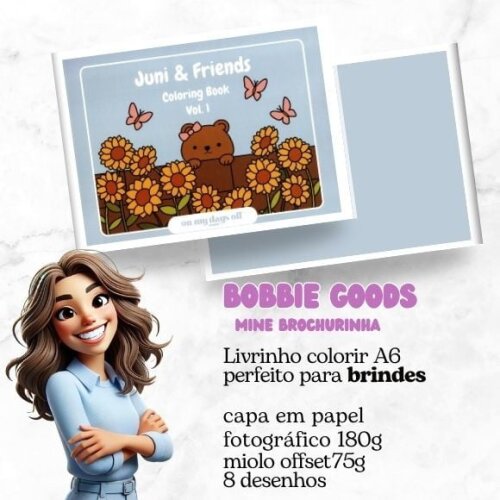 Mini Livro Bobbie Goods Juni e Friends