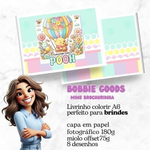 Mini Livro Bobbie Goods Ursinho Pooh