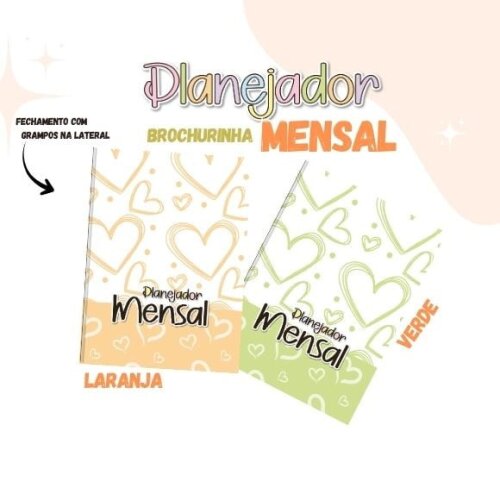 Planejador Mensal 2026, Brochurinha