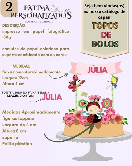Topo de Bolo Raposinha
