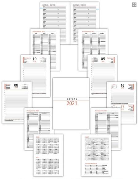 Agenda 2024 Diária Personalizada