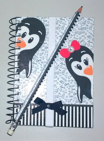 Bloquinho com lápis Personalizado