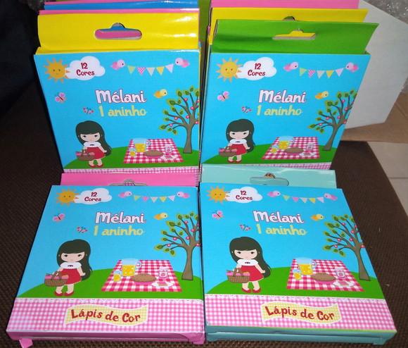 Caixinha de Lápis de Cor Personalizado
