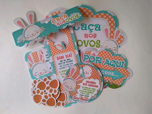 Kit Caça aos Ovos Páscoa