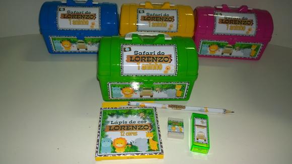 Kit Escolar Baú Personalizado