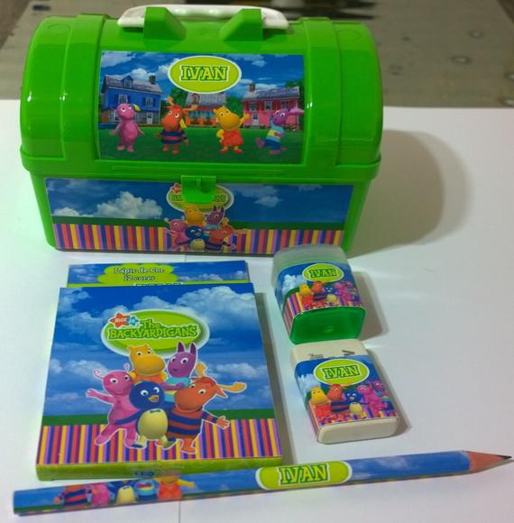 Kit Escolar Baú Personalizado