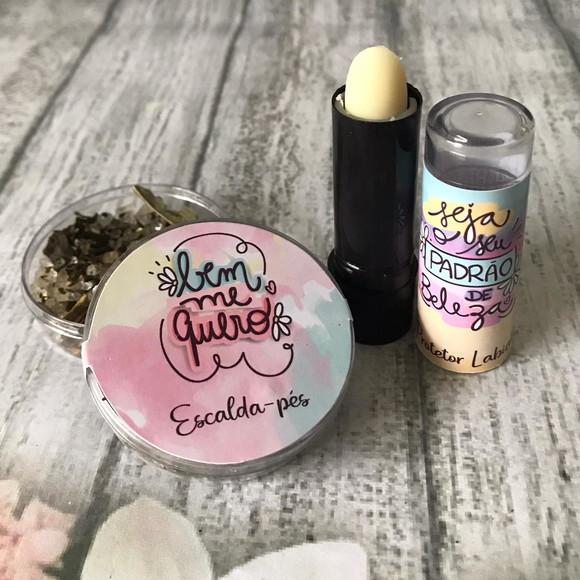 Kit Protetor Labial + Escalda-pés 15g