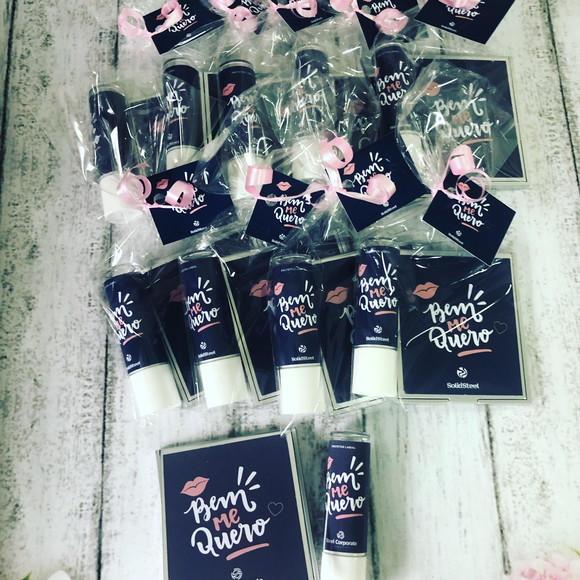 Kit Protetor Labial + Espelho de Bolsa 1 Personalizados