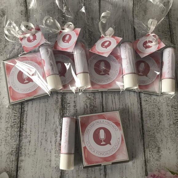 Kit Protetor Labial + Espelho de Bolsa 1 Personalizados