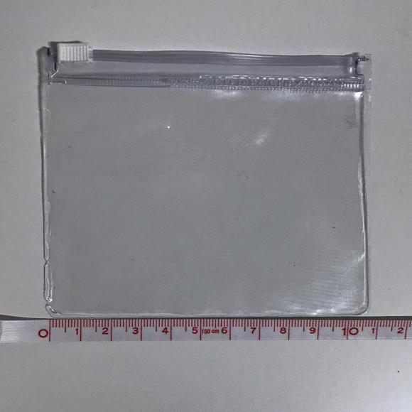 Mini necessaire PVC transparente zip 2