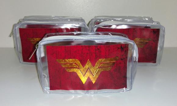 Necessaire PVC transparente com ziper