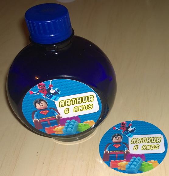 Rótulo para garrafinha de água