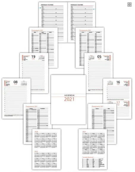 Agenda 2024 Diária Personalizada