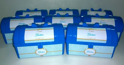 Baú plástico personalizado