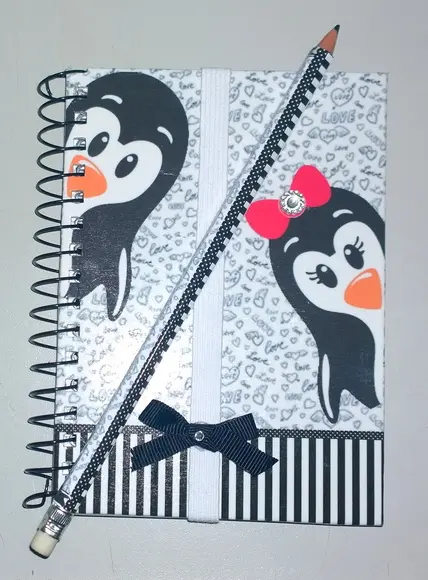 Bloquinho com lápis Personalizado