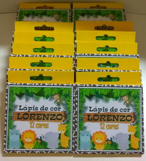 Caixinha de Lápis de Cor Personalizado