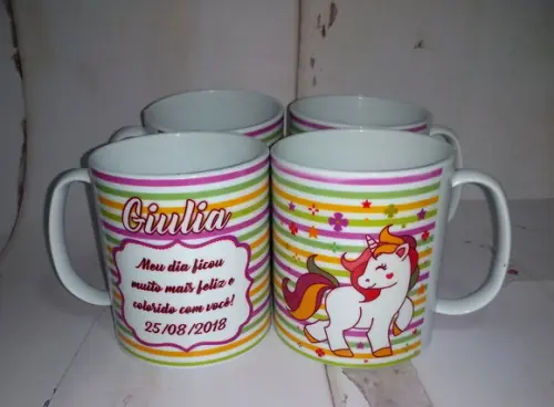 Caneca polímero personalizada
