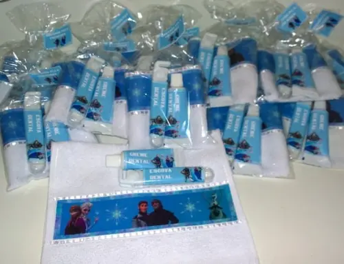 Kit dental com tolhinha personalizada