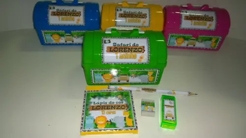 Kit Escolar Baú Personalizado