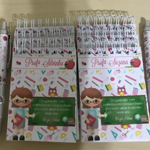 Mini Bloquinho Personalizado com Caneta