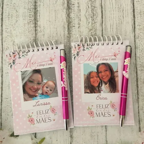 Mini Bloquinho Personalizado com Caneta