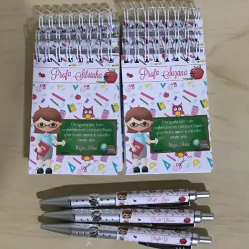 Mini Bloquinho Personalizado com Caneta